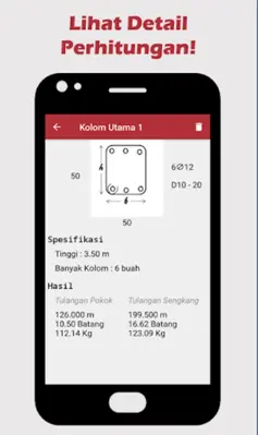 Kalkulator Besi android App screenshot 1