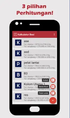 Kalkulator Besi android App screenshot 6